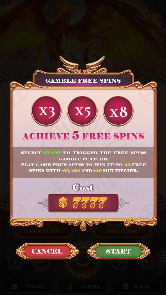 Gamble Popup